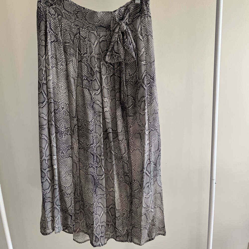 Anthropologie/Maeve snake skin print skirt